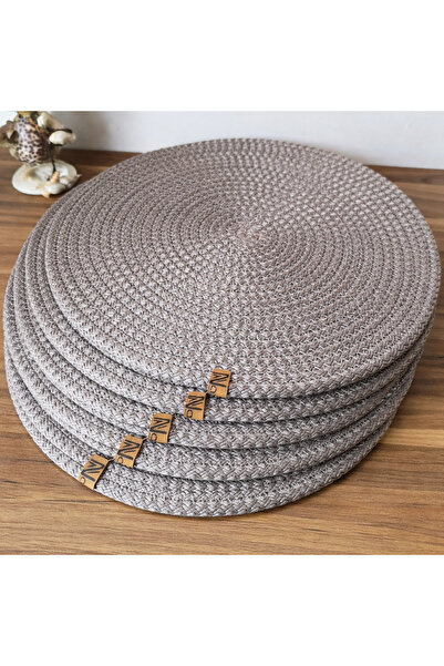 Naspar Set de 6 bucăți de supla din nurcă închisă 32 cm |   Serviciu de cater...