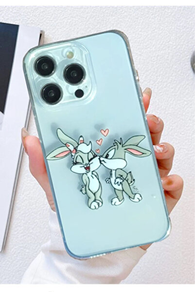 3GEN CASE İphone 13 Pro Max Kılıf Desenli Şeffaf Silikon Kılıf