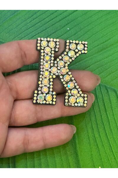 Gönülden Tasarım 5X4 CM FIER DE FIERĂ ADESIVĂ CULOARE ARGINTĂ LETTURA K