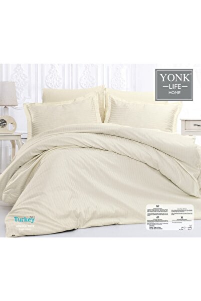 Zarif Home Постільна білизна (двоспальна) (4 предмети) Lıfe Супер Смугаста 10...