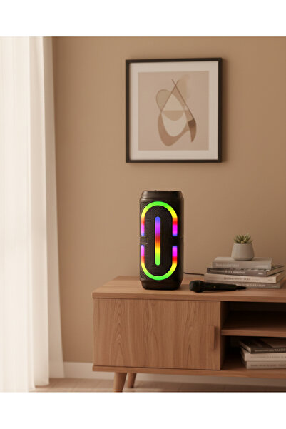 Feer Teknoloji Yüksek Ses Kaliteli Mikrofonlu Bluetooth Speaker – Taşınabilir...
