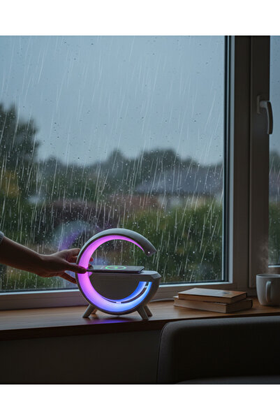 Feer Teknoloji G Tasarımlı Bluetooth Hoparlör – LED Gece Lambalı ve Kablosuz ...