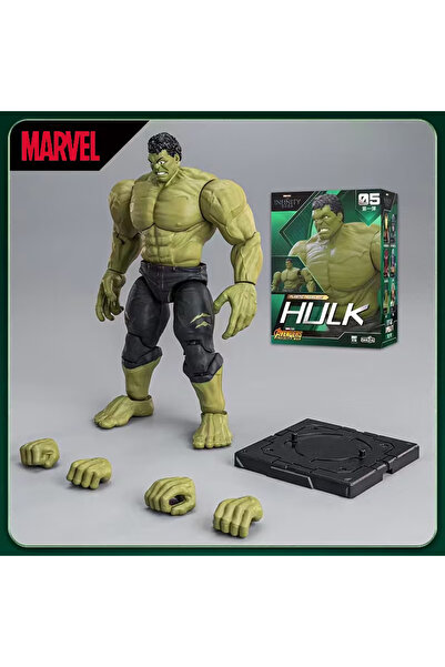 Shem Marvel Avengers Hulk Klasik Montajlı Figur Toplama Modeli Birleştirme 18 CM