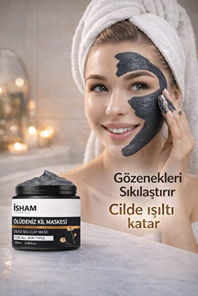 isham cosmetics Ölü Deniz Maskesi Kolejenli Siyah Nokta Sivılce Ve Yaslanma -...