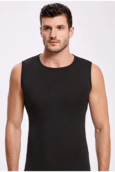 İLKE İÇ GİYİM Tricou fără mâneci pentru bărbați İlke B guler rotund 1006-1007...