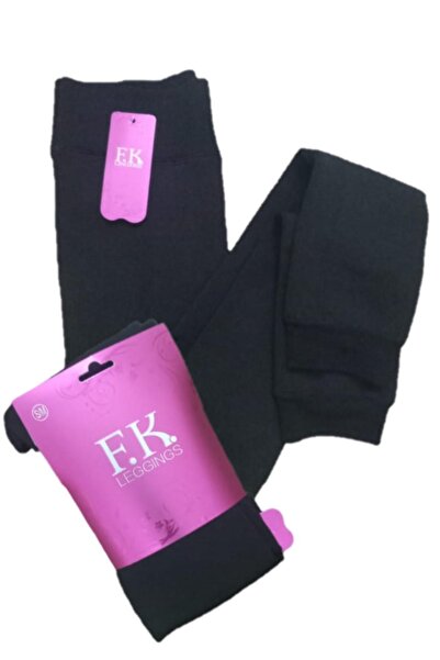 FK İÇGİYİM F.K. Leggings Kadın Termal Tayt Kışlık İçi Pelüş İçlik - 2 Adet