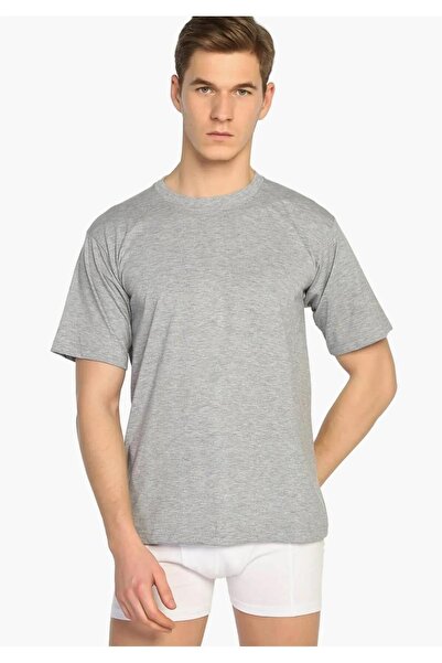 Tutku Men's Crew Neck Half Sleeve Colorful Undershirt Athlete 0105 - 12 Pieces