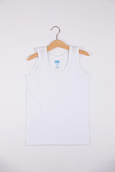 Berrak Boy's Combed Cotton Strappy Tank Top 1501 - 12 Pieces
