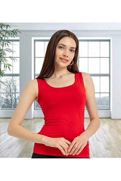 Tutku Жіноча майка Ribana з широкими бретелями, кольорова 0136 - 12 штук