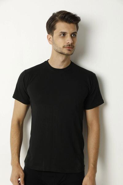 Saran Чоловіча майка 3007 - без коміра, 100% бавовна, 3 штуки