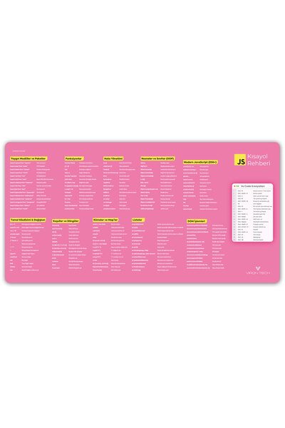 VIRON TECH JAVASCRİPT Mousepad