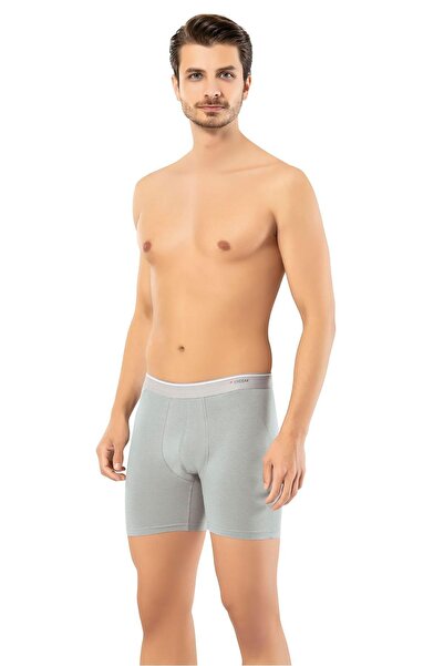 Erdem Men's Cotton Elastane Long Boxer 1470 - 3 Pieces