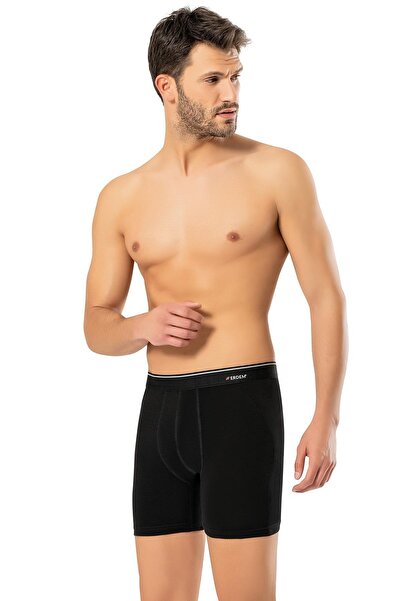 Erdem Men's Cotton Elastane Long Boxer 1470 - 3 Pieces