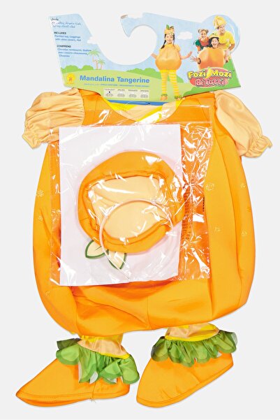 Rubbies Mandalina Tangerine Costume 3-4 Years, Orange