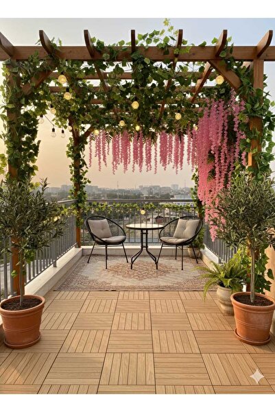 yapay çiçek evi 3 ADET SARKAN YAPAY AÇIK PEMBE AKASYA 3 DALLI 100 CM DEKORATİ...