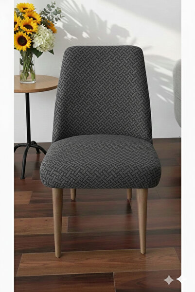 ELHOŞ sandalye kılıfı büyük oval tuğla desen likralı esnek 1 adet