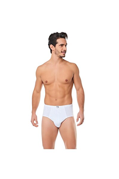 Tutku 6 Pieces Men's Slip Underwear Cotton White