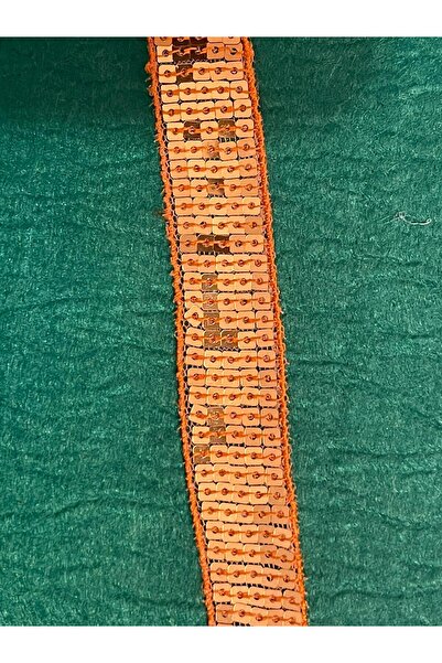 Gönülden Tasarım Narandžasta šljokica, širina 2 cm, traka sa šljokicama, apli...