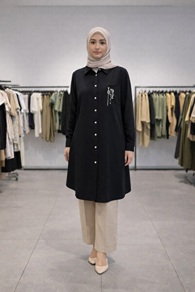 FUAT GÜRSEN Çep Detaylı Tunik