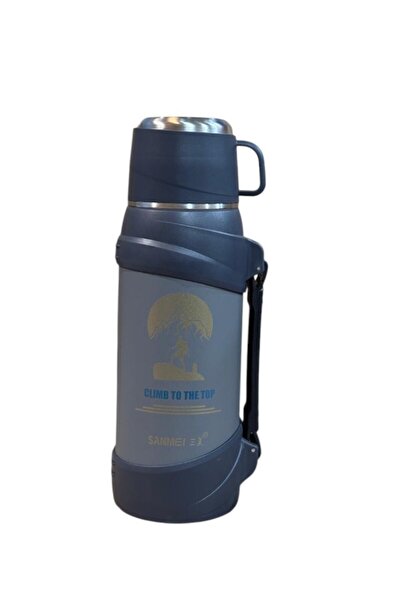 WDA SANMEI Stainless Steel Thermal Travel Bottle with Handle & Cup Lid