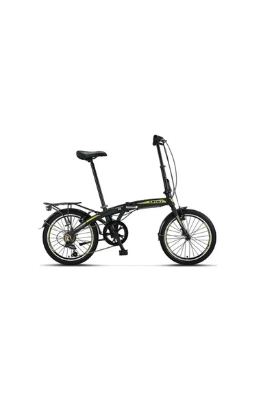 Ümit 2036 FOLDING KATLANIR BİSİKLET V 20 JANT 6 VİTES BLACK ANTRACİTE GOLD
