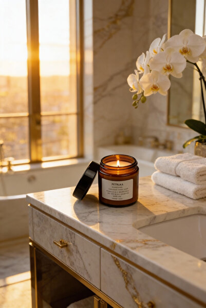 Ftrk Store %100 Soya Wax Vanilya Kokulu Mum – Doğallıkla Gelen Sadelik ve Şıklık