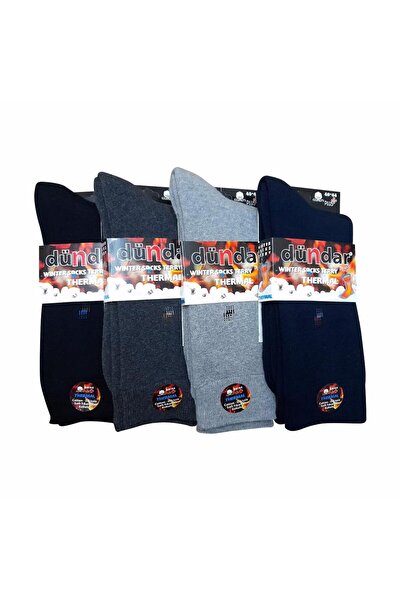 Dündar Σετ ανδρικών χειμερινών Thermal Plus κάλτσες χωρίς ραφή 6 τεμαχίων