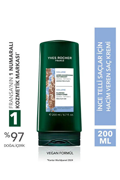 Yves Rocher İnce Telli Saçlar İçin Hacim Veren Saç Kremi 200 ml Kinoa Peptitl...