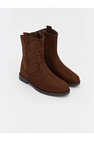 LC Waikiki Suede Look Girls' Cowboy Boots