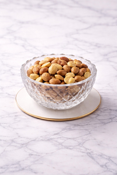 YzHome 6-Piece Glass Diamond Bowl Presentation Plate Snack Plate 11*5cm