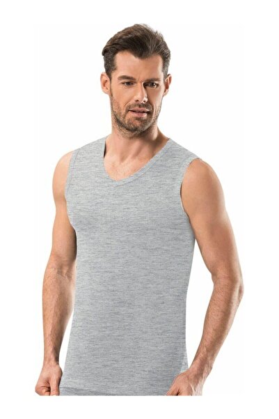 Jiber Men's V-Neck Zero Sleeve Undershirt 6 Pack - 115