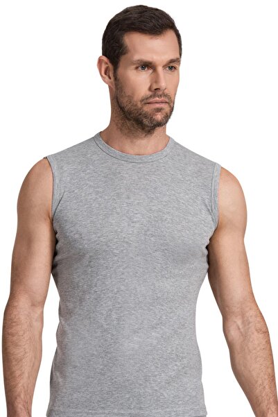 Namaldı Men's Ribbed Body Crew Neck Undershirt 6-Pack - 119