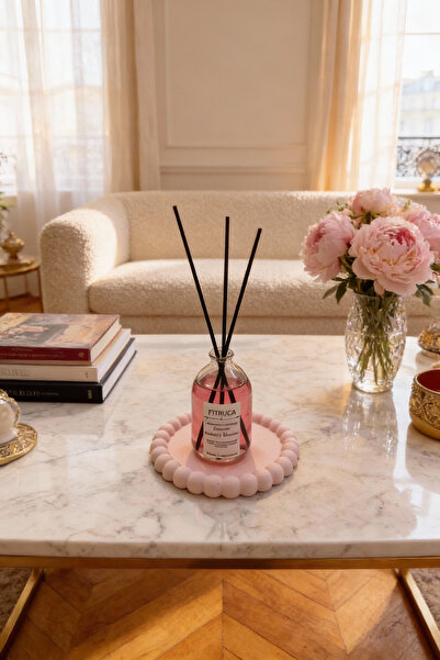 Ftrk Store Japon Kiraz Çiçeği Kokulu Cam Kavanoz Oda Kokusu, Şık Tepsi Tasarı...