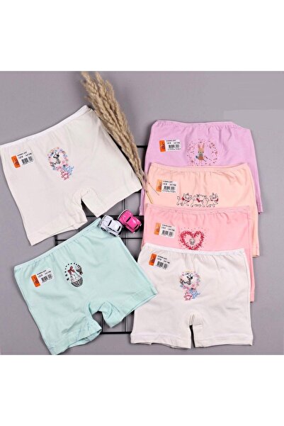 İLKE İÇ GİYİM Боксерки Ilke за момичета - ликра, щамповани, 350 - 6 части