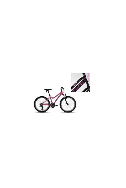 Carraro SPEED 242 KADIN DAĞ BİSİKLETİ 360H V 24 JANT 21 VİTES MAT SİYAH PEMBE...