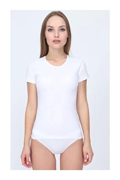 GÜMÜŞ Жіноча майка з короткими рукавами Ribana 3013 - 6 штук