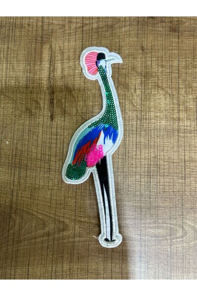 Gönülden Tasarım 20x6 cm Aplicație de cusut cu paiete colorate, broderie cu p...