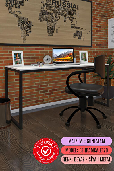Kenzlife ofis bilgisayar çalışma masası behramkale090 byzsyh 75*090*80 metal ...