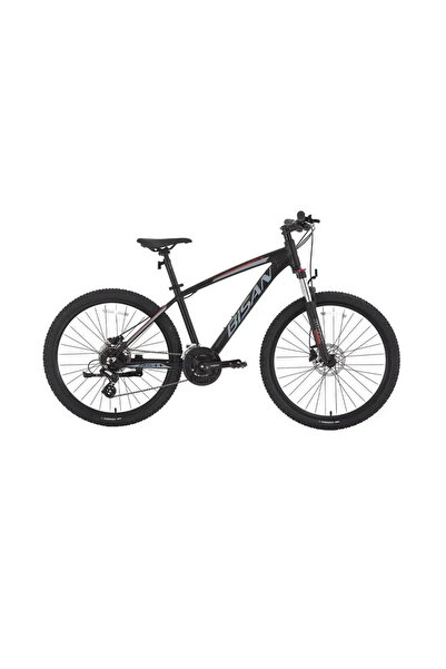 Bisan MTX 7300 ERKEK DAĞ BİSİKLETİ 39.5 CM HD 26 JANT 24 VİTES MAT SİYAH GRİ