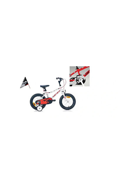 Carraro RED EAGLE ERKEK ÇOCUK BİSİKLETİ 230H V 14 JANT KIRMIZI SİYAH