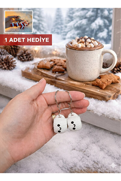 3dnovacomtr Sevimli Kahve Bardağı Anahtarlık