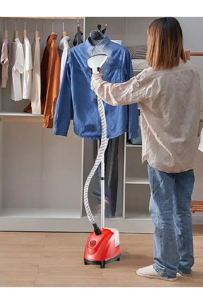 Dansat مكواة بخار عمودية - 1.3 لتر 1950 واط DAN13GS أحمر