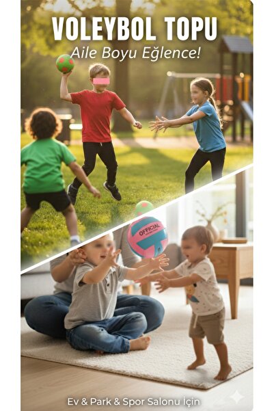 MTA HİGH-TECH Voleybol Topu 250 gr Çocuk Eğlence Spor Oyuncak
