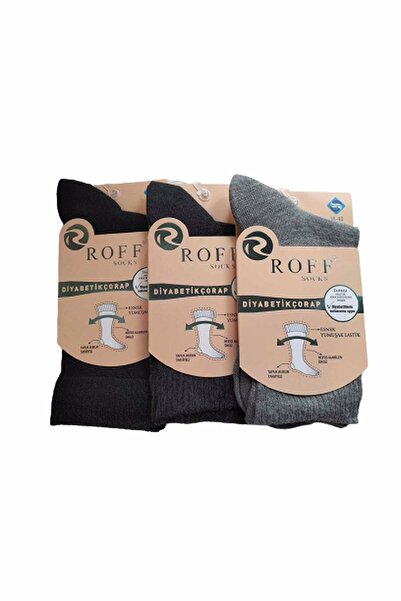 Roff Kadın Diyabetik Şeker Soket Çorap 25950 - 6 Adet
