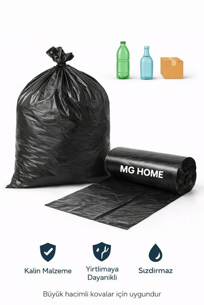 VENON 1 Roll Food Set Garbage Bag Thick Black Quality Thick Product Mevlüt Dish Collector Leak-Proof