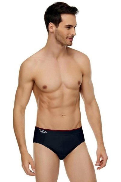 Tutku Elit Chiloți pentru bărbați material elastic cu talie subțire, cu centură 1351 - 3 bucăți