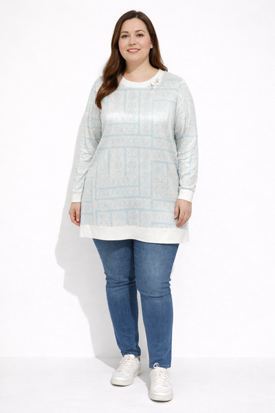 FUAT GÜRSEN Туніка з етнічним візерунком