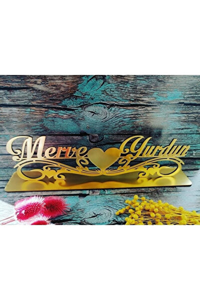 Genel Markalar Pleksi Ayna Masa Üstü Isimlik, Söz Isimliği, Nişan Isimliği