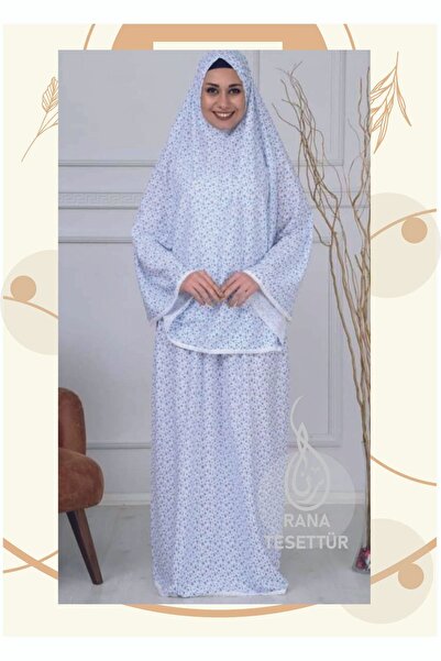 Şahane Prayer Clothes 2 Piece Floral Two-piece Set Sleeveless