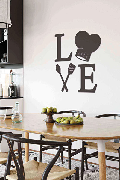 RetroLazer Love Mutfak Figürlü 3d Mdf Tablo Evinize Ofisinize Yeni Tarz Wall